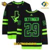 NHL Dallas Stars Hockey Jersey Jake Oettinger Black Alternate