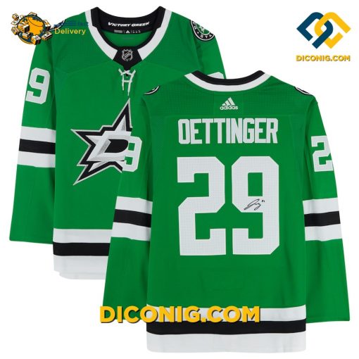 NHL Dallas Stars Hockey Jersey Jake Oettinger Green
