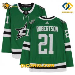nhl dallas stars hockey jersey jason robertson kelly green