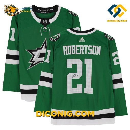 NHL Dallas Stars Hockey Jersey Jason Robertson Kelly Green