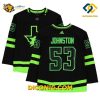 NHL Dallas Stars Hockey Jersey Wyatt Johnston Black Alternate