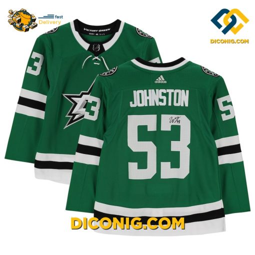 NHL Dallas Stars Hockey Jersey Wyatt Johnston Green