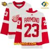NHL Detroit Red Wings Hockey Jersey Lucas Raymond White