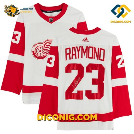 NHL Detroit Red Wings Hockey Jersey Lucas Raymond White