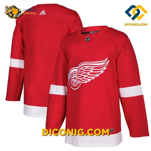 NHL Detroit Red Wings Hockey Jersey Red Blank