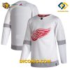 NHL Detroit Red Wings Hockey Jersey White Reverse Retro