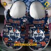 NHL Edmonton Oilers Crocs Clogs Shoes Custom Dark Blue