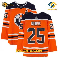 NHL Edmonton Oilers Hockey Jersey Darnell Nurse Orange
