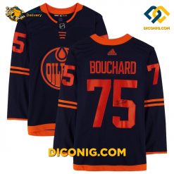 nhl edmonton oilers hockey jersey evan bouchard navy