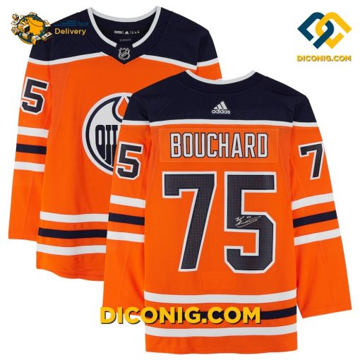 NHL Edmonton Oilers Hockey Jersey Evan Bouchard Orange
