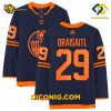 NHL Edmonton Oilers Hockey Jersey Leon Draisaitl Navy
