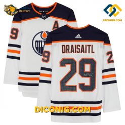 NHL Edmonton Oilers Hockey Jersey Leon Draisaitl White