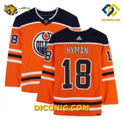 NHL Edmonton Oilers Hockey Jersey Zach Hyman Orange