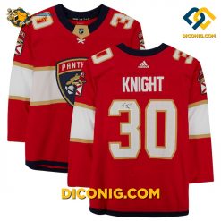 NHL Florida Panthers Hockey Jersey Spencer Knight Red