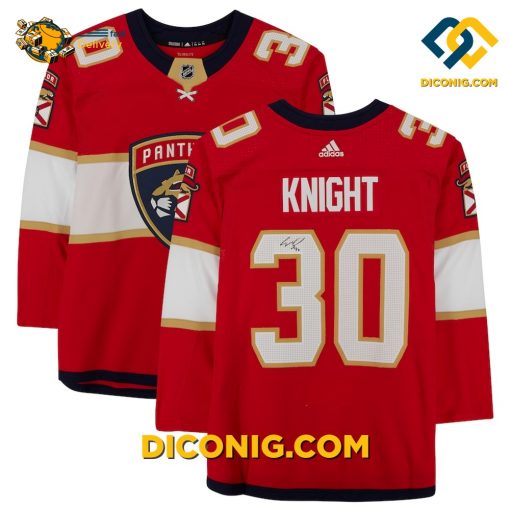 NHL Florida Panthers Hockey Jersey Spencer Knight Red