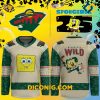 NHL Minnesota Wild Hockey Jersey Custom Spongebob