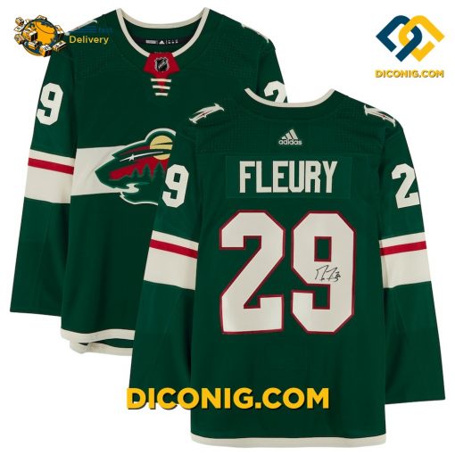 NHL Minnesota Wild Hockey Jersey Marc Andre Fleury Green