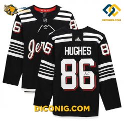 nhl new jersey devils jack hughes black alternate