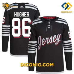 NHL New Jersey Devils Nico Hischier Black Alternate