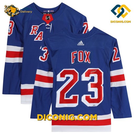 NHL New York Rangers Hockey Jersey Adam Fox Blue