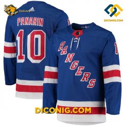 NHL New York Rangers Hockey Jersey Artemi Panarin Blue