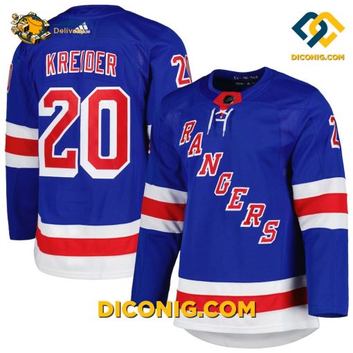 NHL New York Rangers Hockey Jersey Chris Kreider Blue