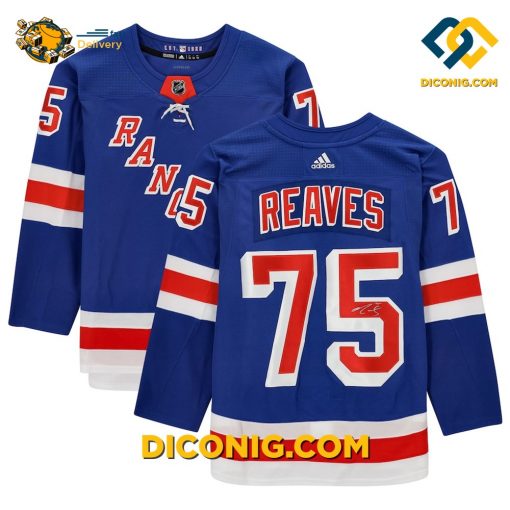 NHL New York Rangers Hockey Jersey Ryan Reaves Blue
