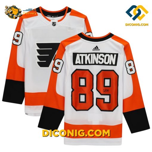 NHL Philadelphia Flyers Hockey Jersey Cam Atkinson White