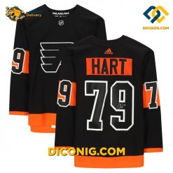 nhl philadelphia flyers hockey jersey carter hart black
