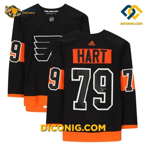 NHL Philadelphia Flyers Hockey Jersey Carter Hart Black