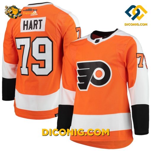 NHL Philadelphia Flyers Hockey Jersey Carter Hart Orange