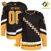 NHL Pittsburgh Penguins Hockey Jersey Black Alternate