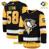 NHL Pittsburgh Penguins Hockey Jersey Kris Letang Black