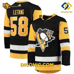 NHL Pittsburgh Penguins Hockey Jersey Kris Letang Black