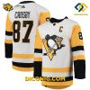 NHL Pittsburgh Penguins Hockey Jersey Sidney Crosby White Away