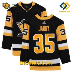 NHL Pittsburgh Penguins Hockey Jersey Tristan Jarry Black