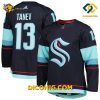 NHL Seattle Kraken Hockey Jersey Brandon Tanev Deep Sea Blue