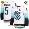 NHL Seattle Kraken Hockey Jersey Mark Giordano White Away