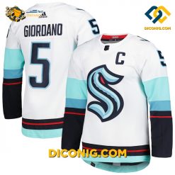 NHL Seattle Kraken Hockey Jersey Mark Giordano White Away