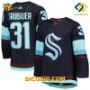 NHL Seattle Kraken Hockey Jersey Philipp Grubauer Deep Sea Blue