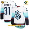 NHL Seattle Kraken Hockey Jersey Philipp Grubauer White Away