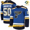 NHL St Louis Blues Hockey Jersey Jordan Binnington Blue