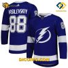 NHL Tampa Bay Lightning Hockey Jersey Andrei Vasilevskiy Blue Primegreen