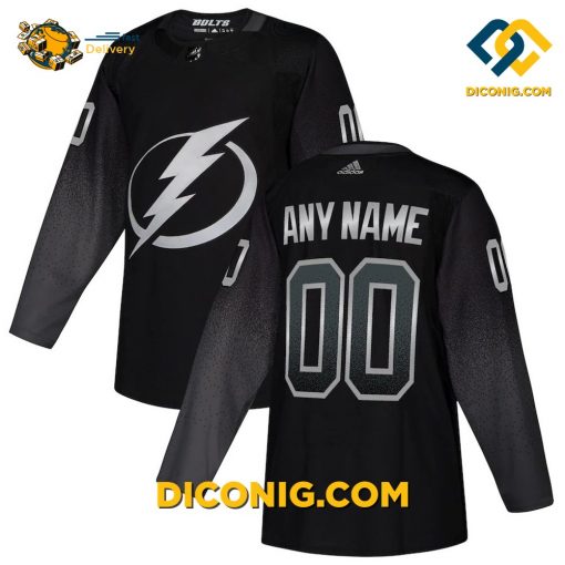 NHL Tampa Bay Lightning Hockey Jersey Black Alternate