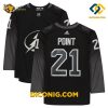 NHL Tampa Bay Lightning Hockey Jersey Brayden Point Black Alternate