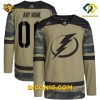 NHL Tampa Bay Lightning Hockey Jersey Camo Military Team Practice