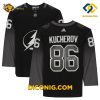 NHL Tampa Bay Lightning Hockey Jersey Nikita Kucherov Black Alternate