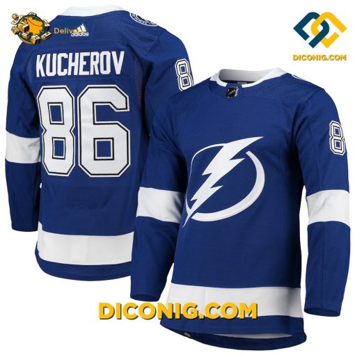 NHL Tampa Bay Lightning Hockey Jersey Nikita Kucherov Blue