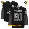 NHL Tampa Bay Lightning Hockey Jersey Steven Stamkos Black Alternate