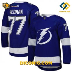 nhl tampa bay lightning hockey jersey victor hedman blue primegreen